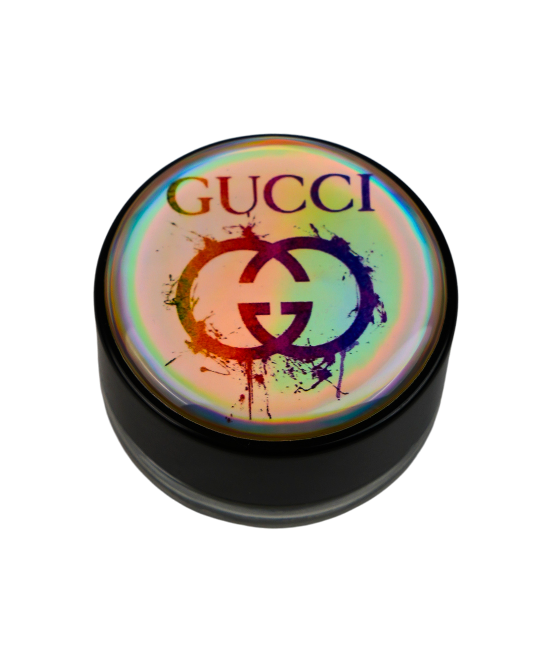 Tarro de silicona Beetle Print con diseño Gucci holográfico