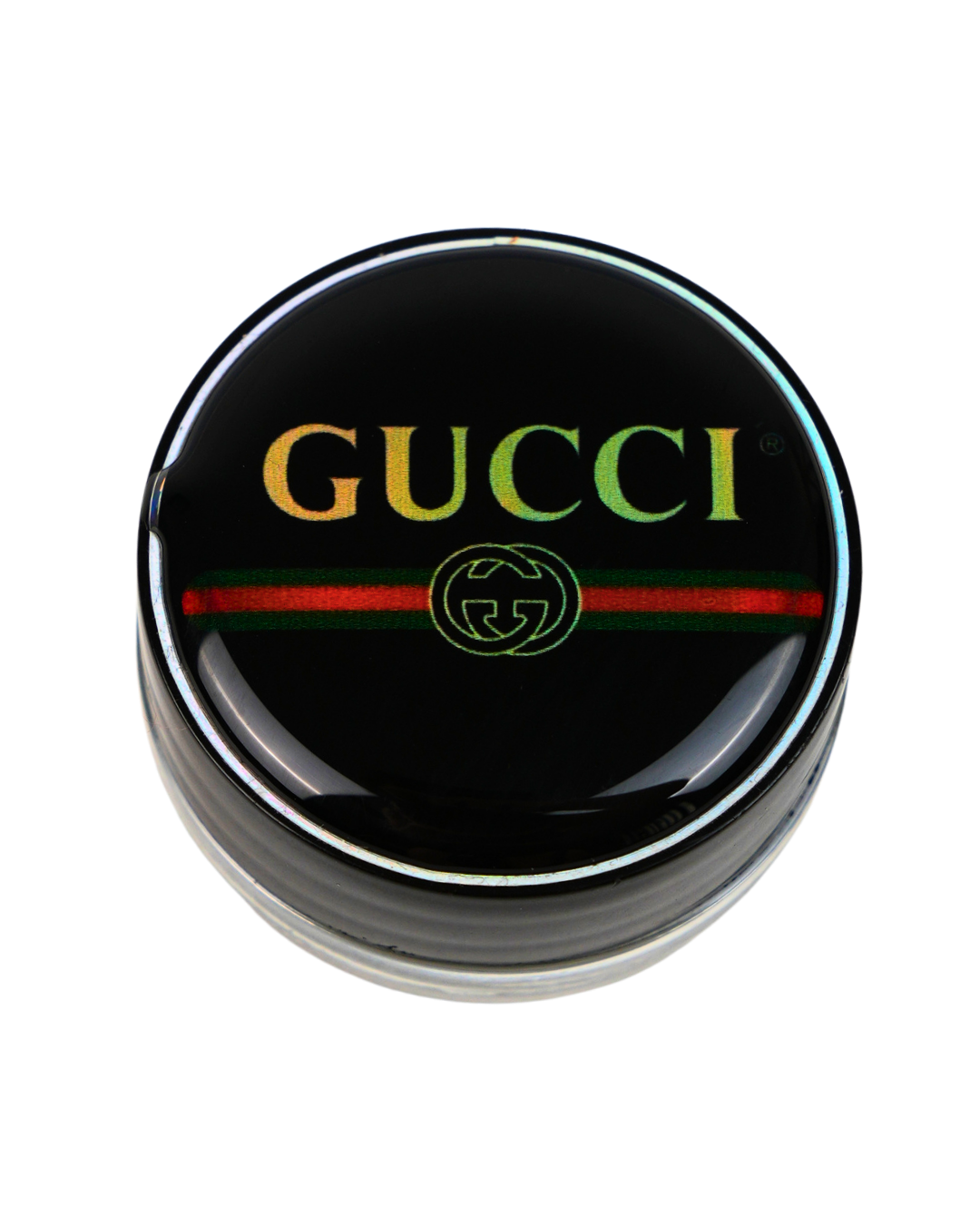 Tarro de silicona Beetle Print con diseño inspirado en Gucci negro
