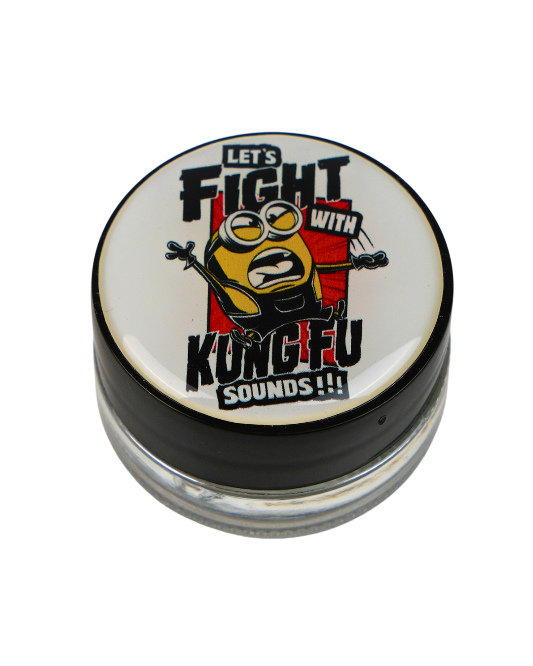 Tarro de silicona Beetle Print con diseño Let's Fight With Kung Fu Sounds.