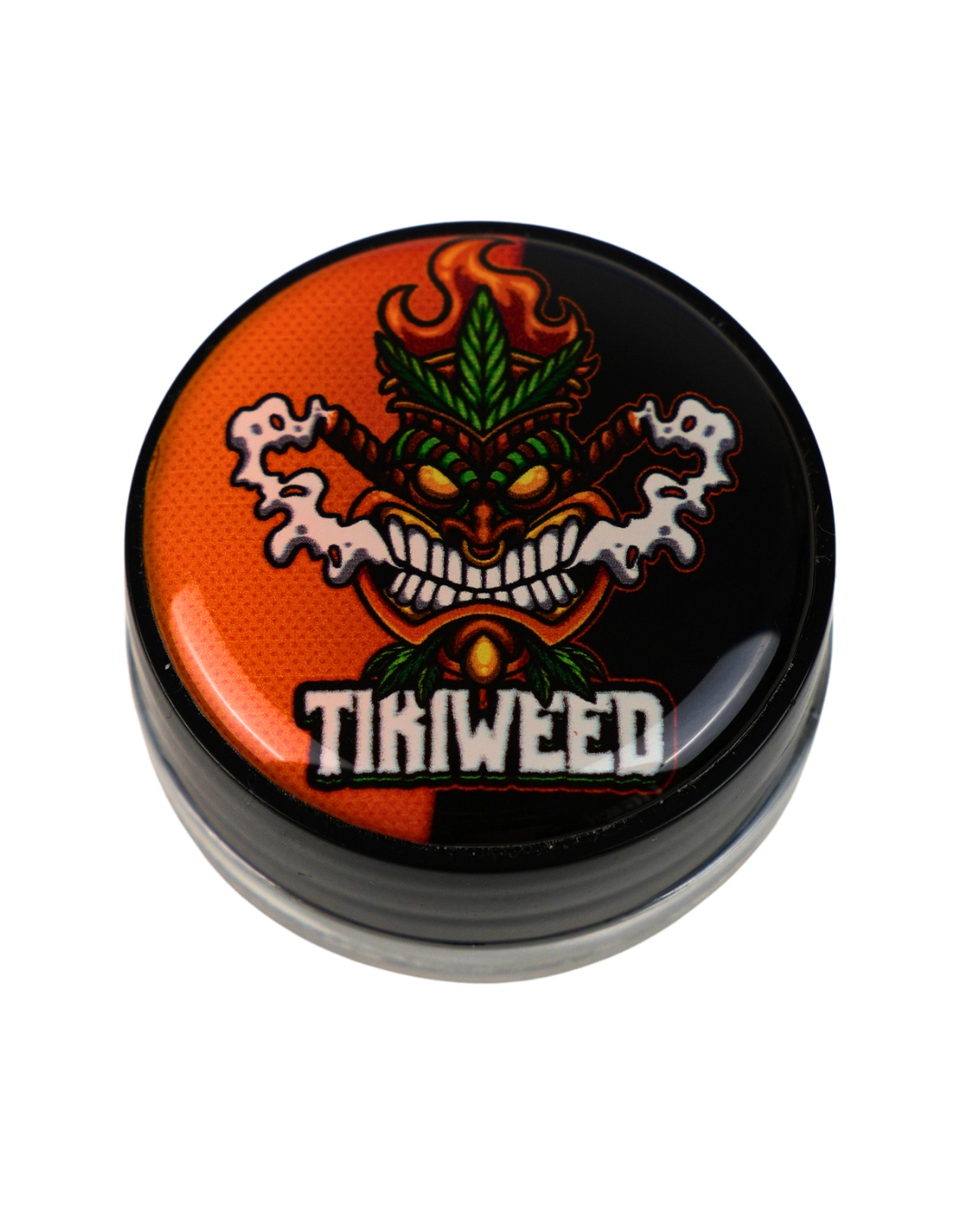 Tarro de silicona Beetle Print con diseño Tiki Weed