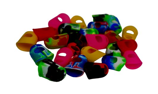 Dedales de Silicona Beetle Print® – Pack 2 uds | Dedos limpios para extractos