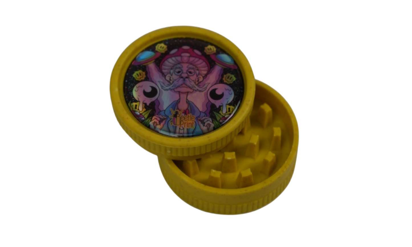 Grinder Biodegradable Beetle Print® – Logo B | Molinillo ecológico resistente y ligero