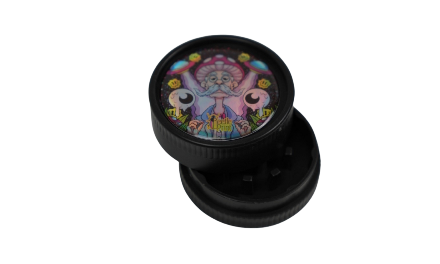 Grinder Biodegradable Beetle Print® – Logo B | Molinillo ecológico resistente y ligero