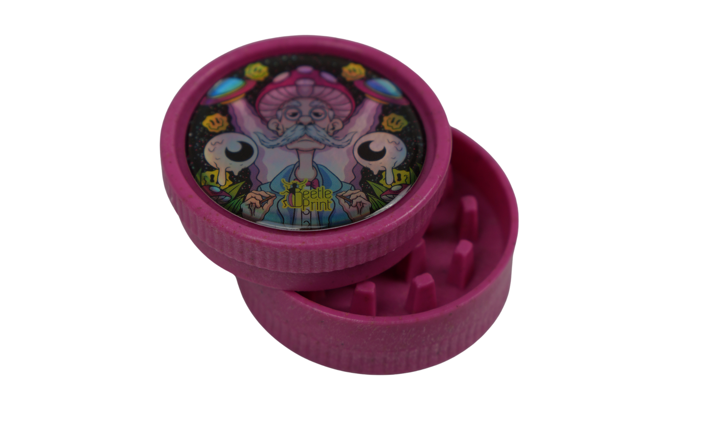 Grinder Biodegradable Beetle Print® – Logo B | Molinillo ecológico resistente y ligero
