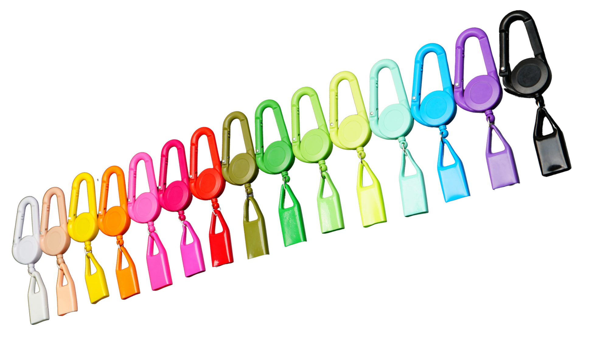 Lighter leash retráctil tipo picamechero con mosquetón Beetle Print sin personalizar