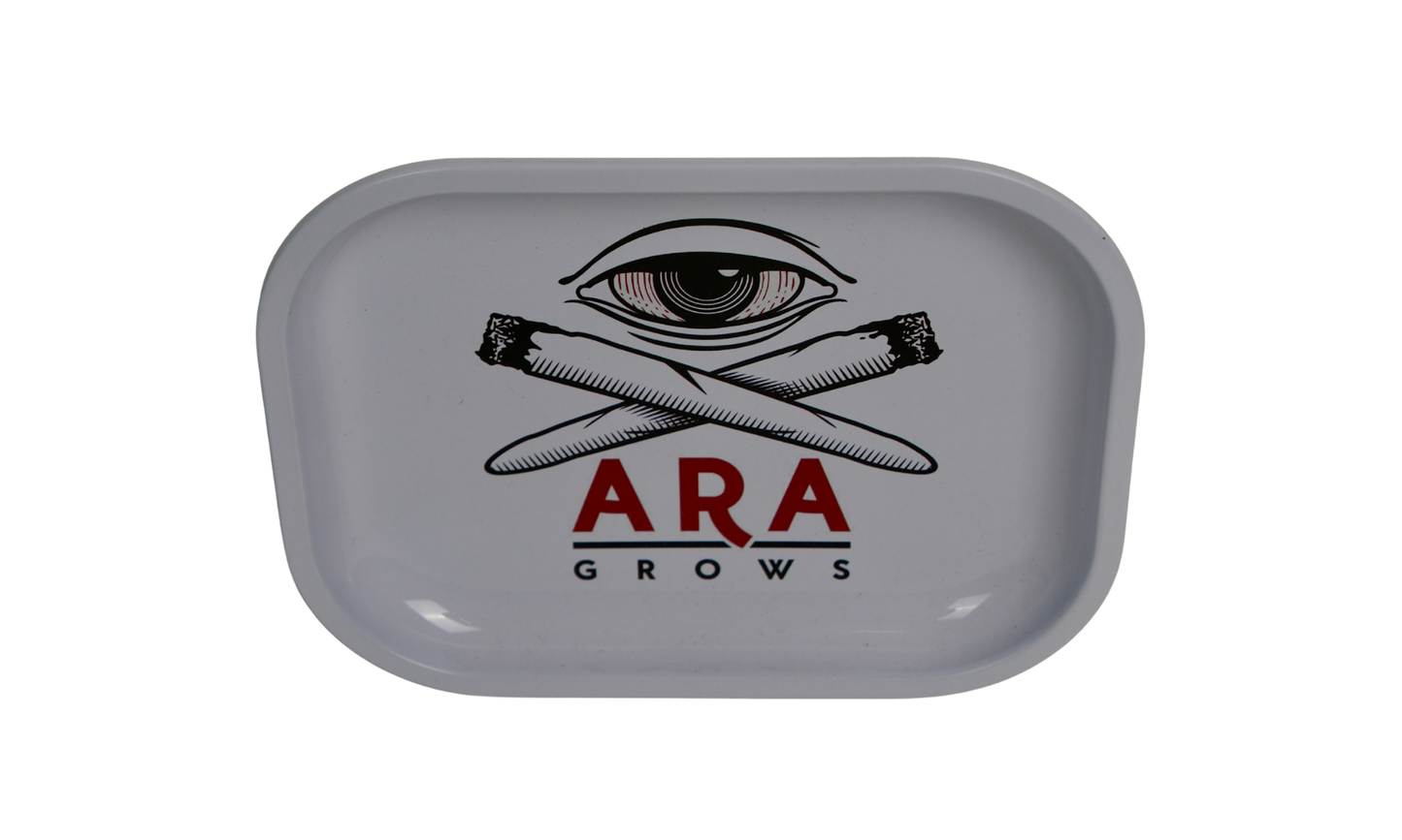 Bandeja de liar metálica ARA Grows – Diseño gráfico Beetle Print®