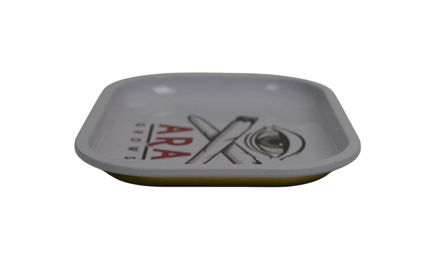 Bandeja de liar metálica ARA Grows – Diseño gráfico Beetle Print®