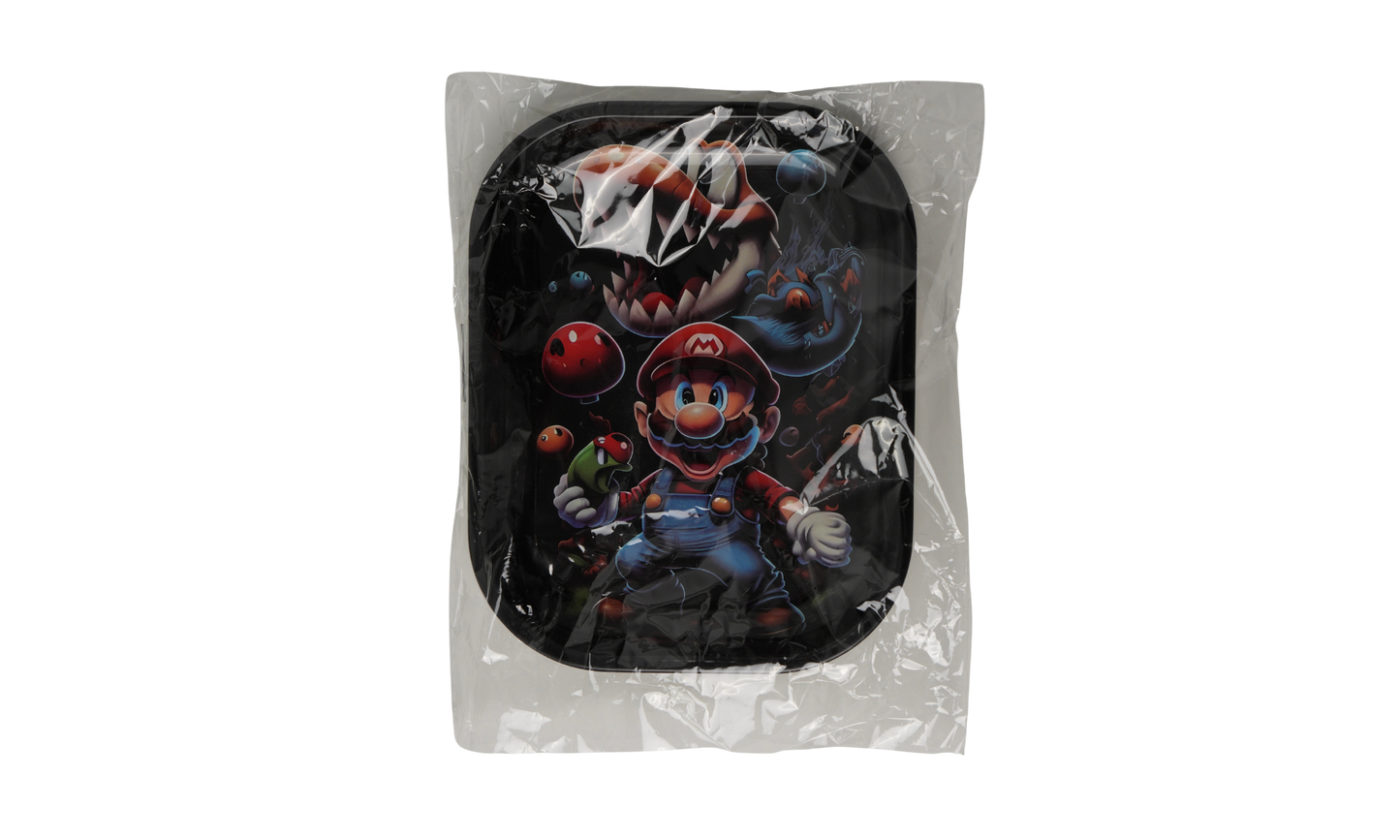 Beetle Print metal rolling tray packaging, protected for shipping