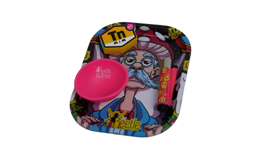 Pack Beetle Print con bandeja de liar y accesorios esenciales incluidos