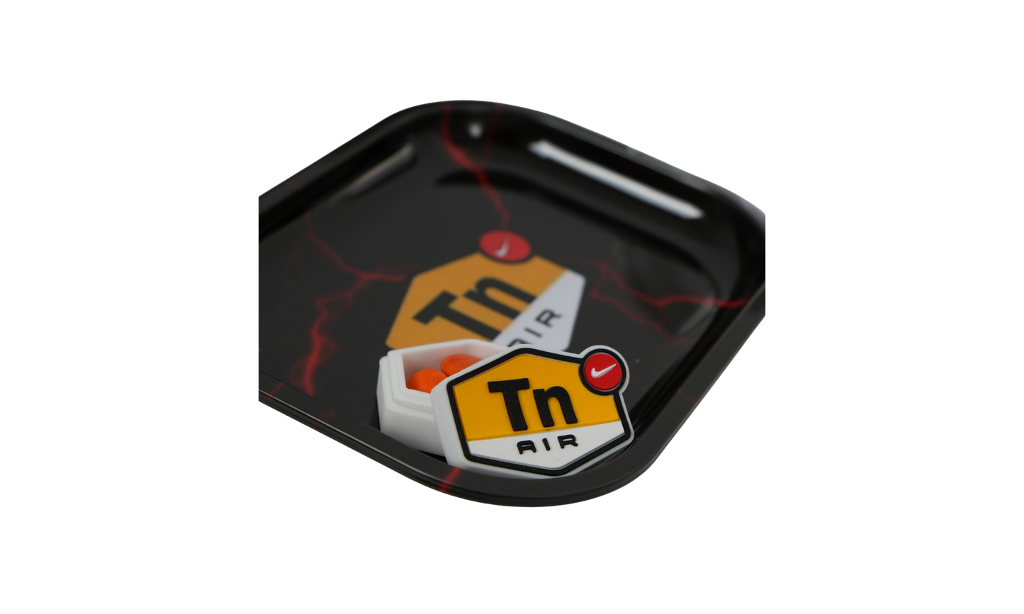 Pack Bandeja Metálica + Wax de Silicona logo DIR Beetle Print® | Set premium para extractos y parafernalia