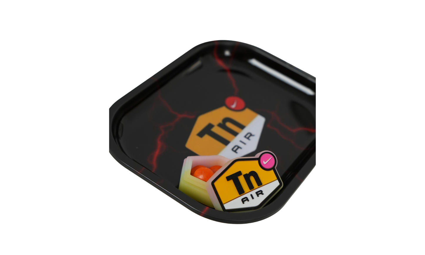 Pack Bandeja Metálica + Wax de Silicona logo DIR Beetle Print® | Set premium para extractos y parafernalia