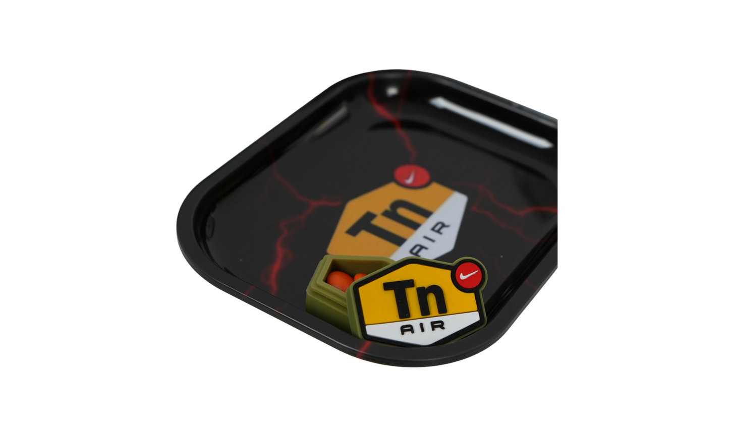 Pack Bandeja Metálica + Wax de Silicona logo DIR Beetle Print® | Set premium para extractos y parafernalia