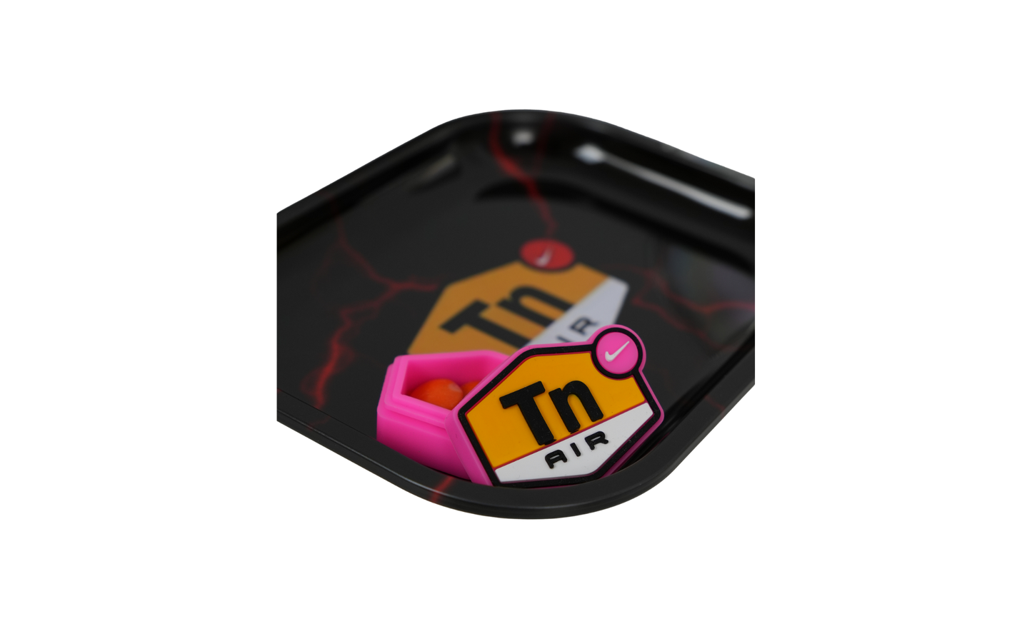 Pack Bandeja Metálica + Wax de Silicona logo DIR Beetle Print® | Set premium para extractos y parafernalia