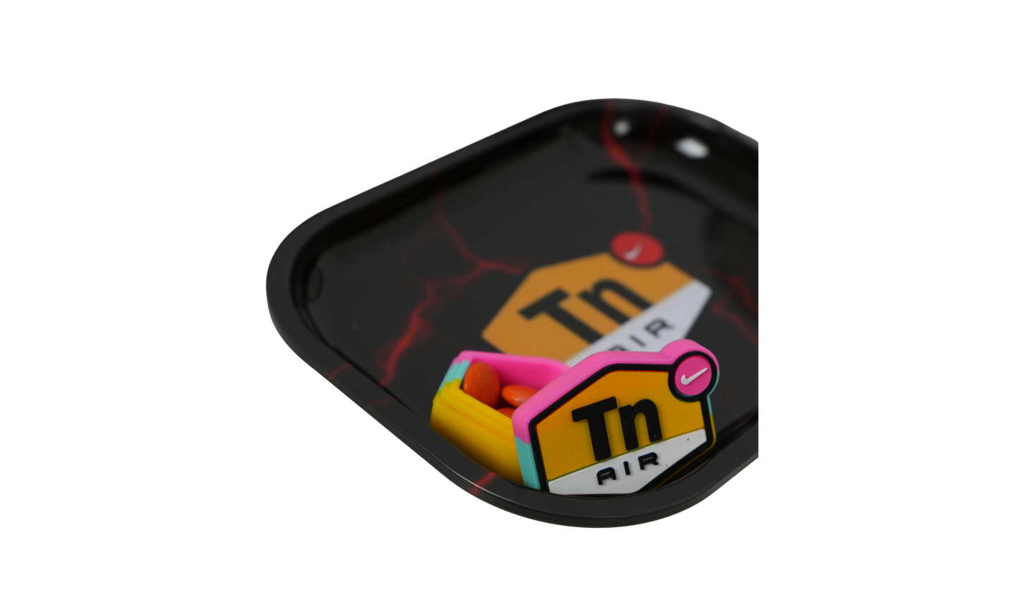 Pack Bandeja Metálica + Wax de Silicona logo DIR Beetle Print® | Set premium para extractos y parafernalia