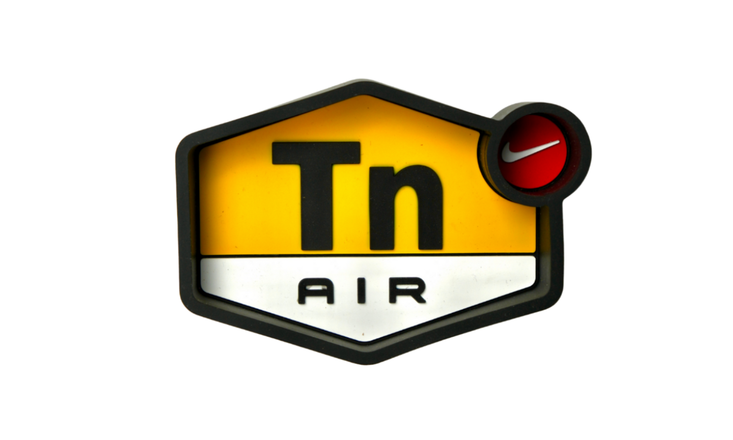 Premium silicone ashtray with sport style badge design