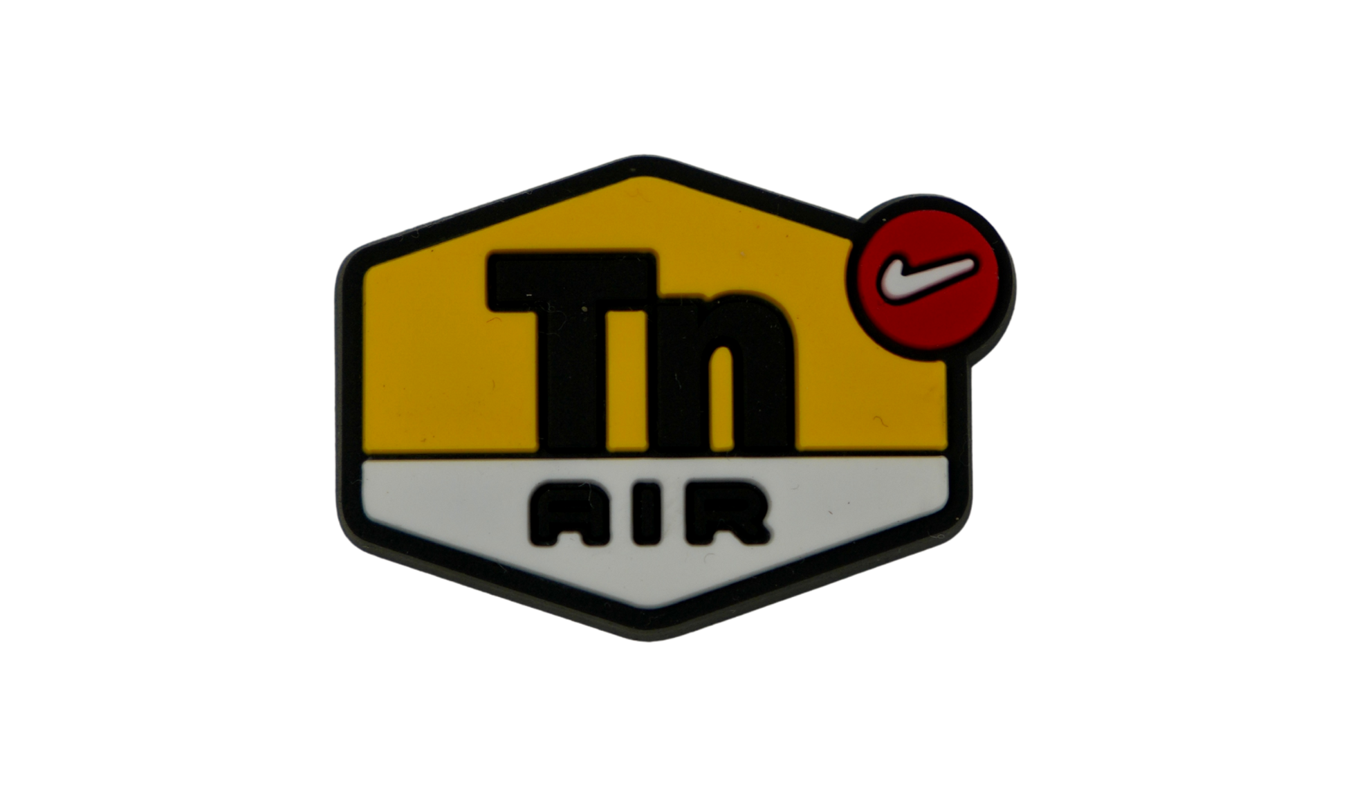 Premium silicone shoe charm with logo design by Beetle Print
