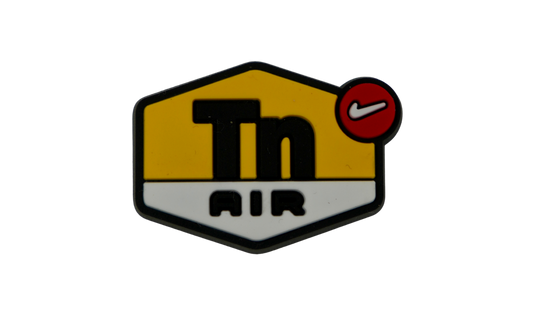 Premium silicone shoe charm with logo design by Beetle Print
