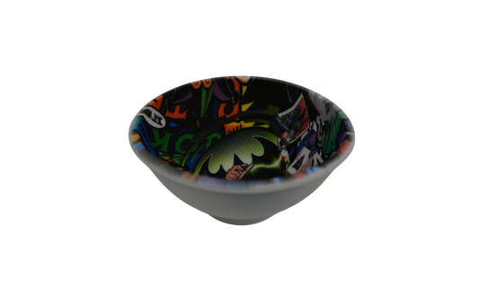 Bowl de silicona Full Color Beetle Print Comic Madness para mezclar sin mancharte