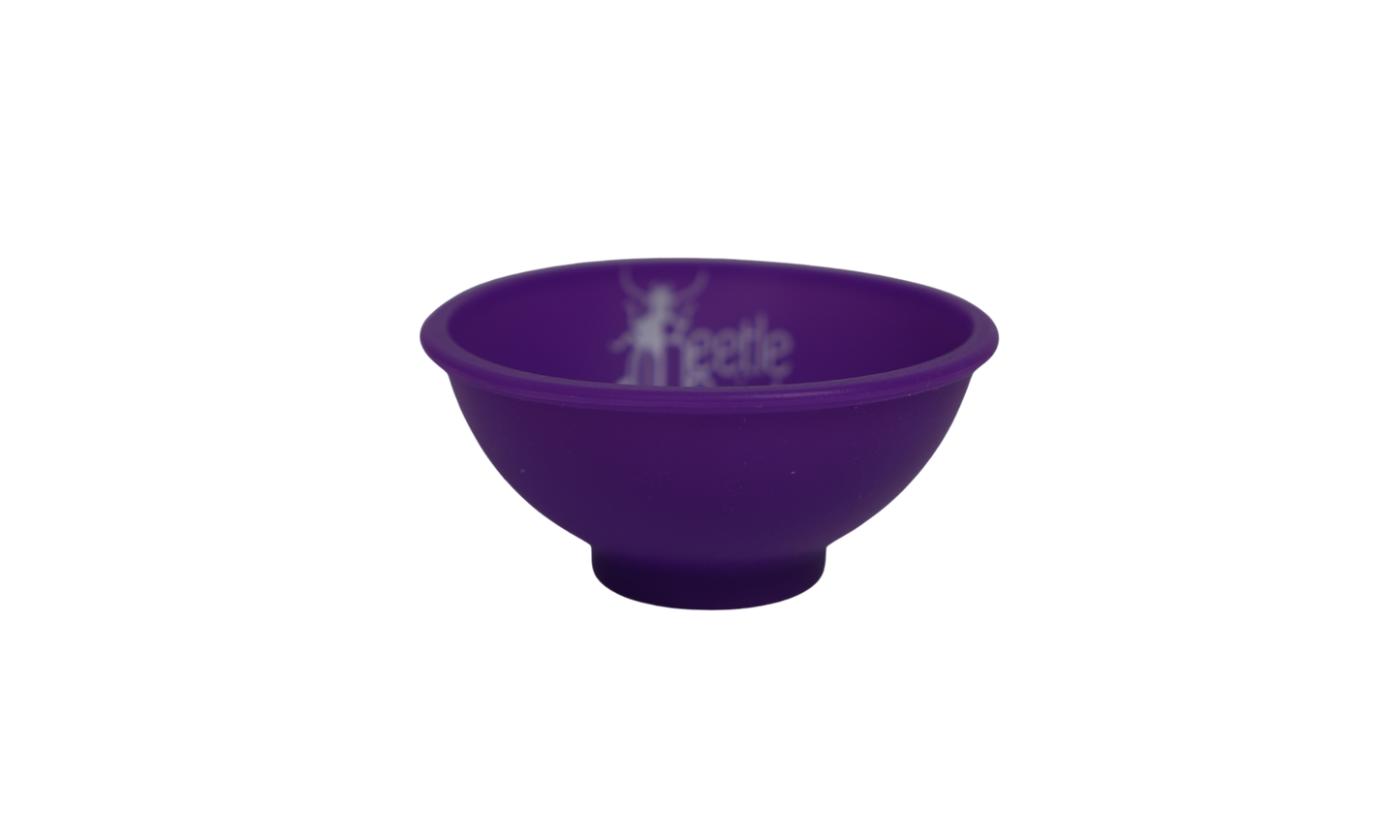 Bowl de Silicona Full Color Beetle Print – Mezcla sin mancharte + Cenicero 2 en 1  Liso