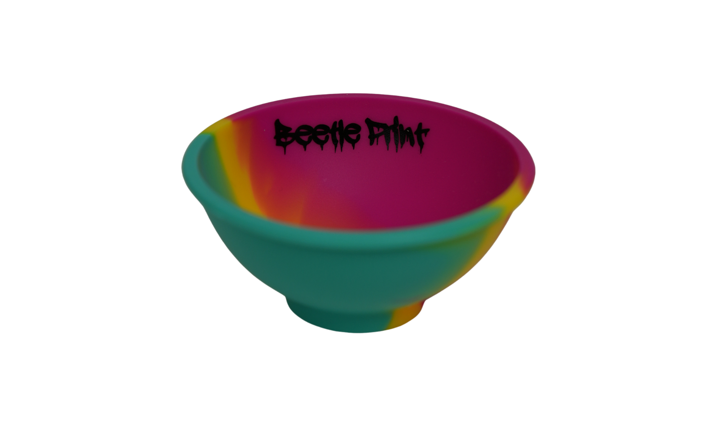 Bowl de silicona Mix Beetle Print para mezclar sin mancharte las manos