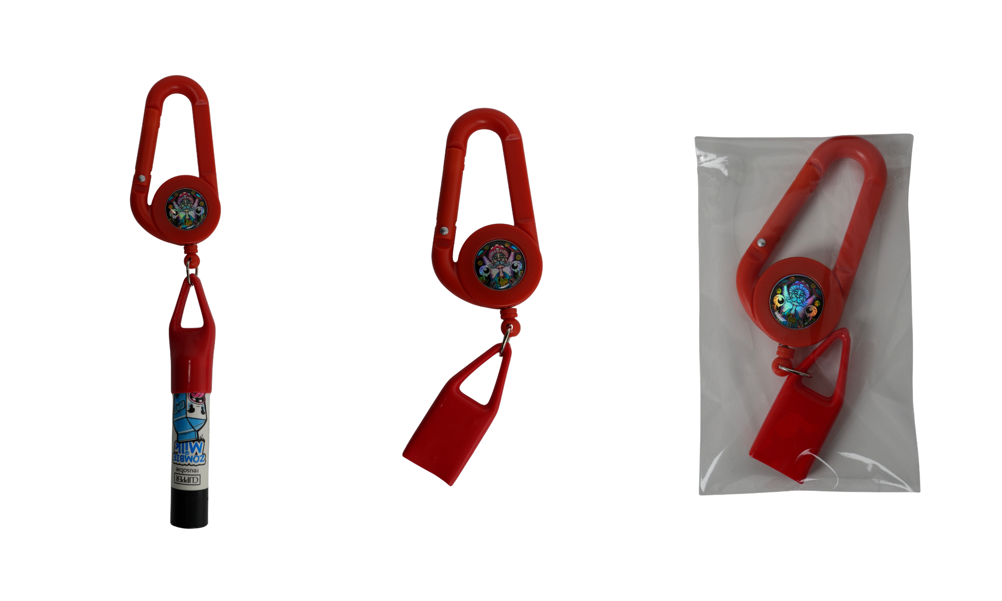 Lighter leash retráctil con mosquetón para mechero Beetle Print