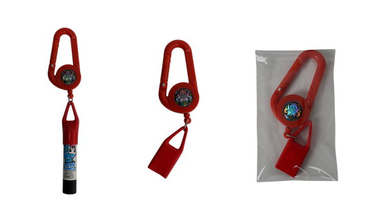 Lighter leash retráctil con mosquetón para mechero Beetle Print