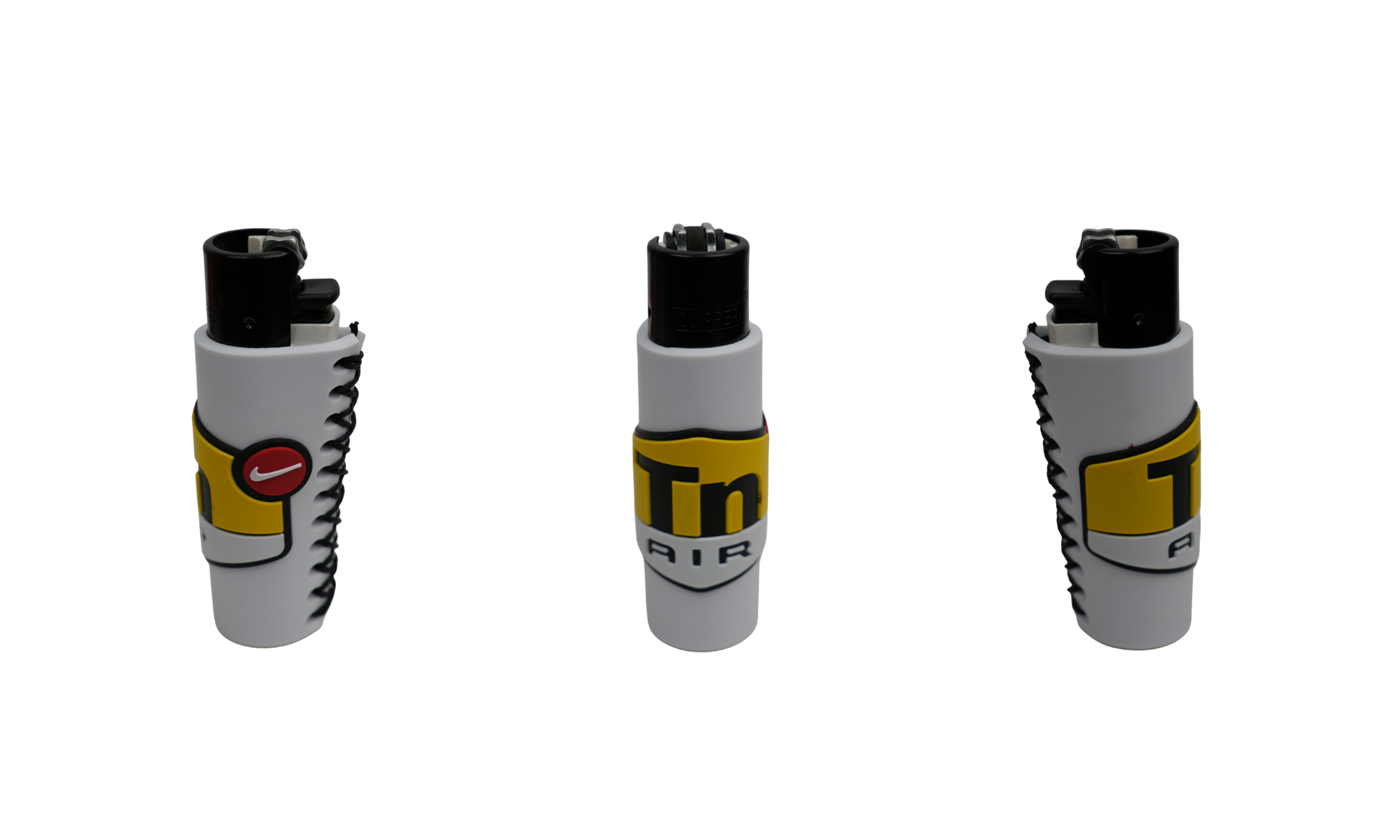 Mechero Beetle Print DIR White con funda antideslizante (3 vistas)