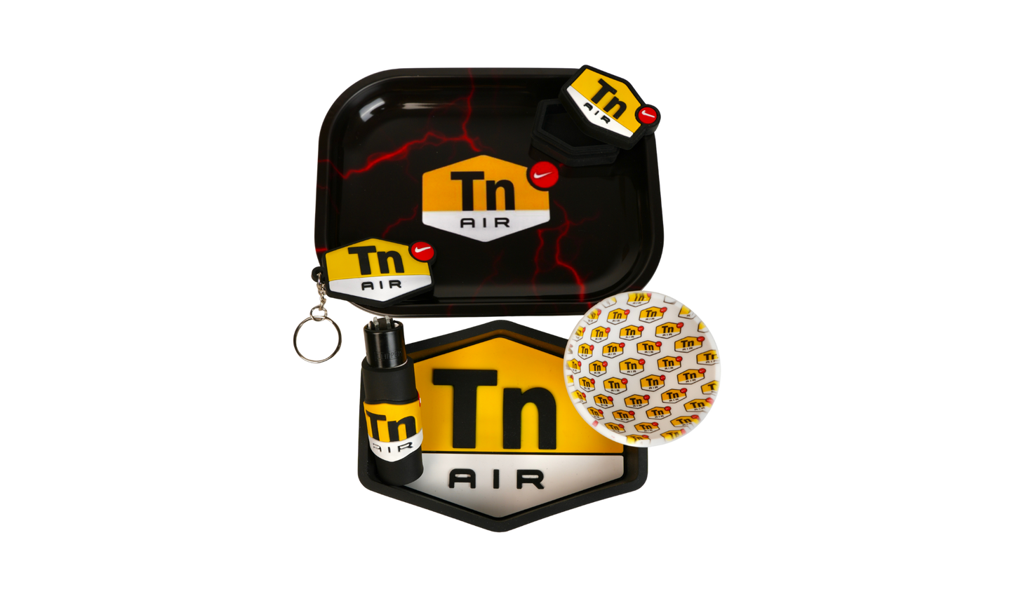 Pack DIR 4 en 1 Beetle Print con cenicero y bowl de silicona, mechero con funda protectora y llavero