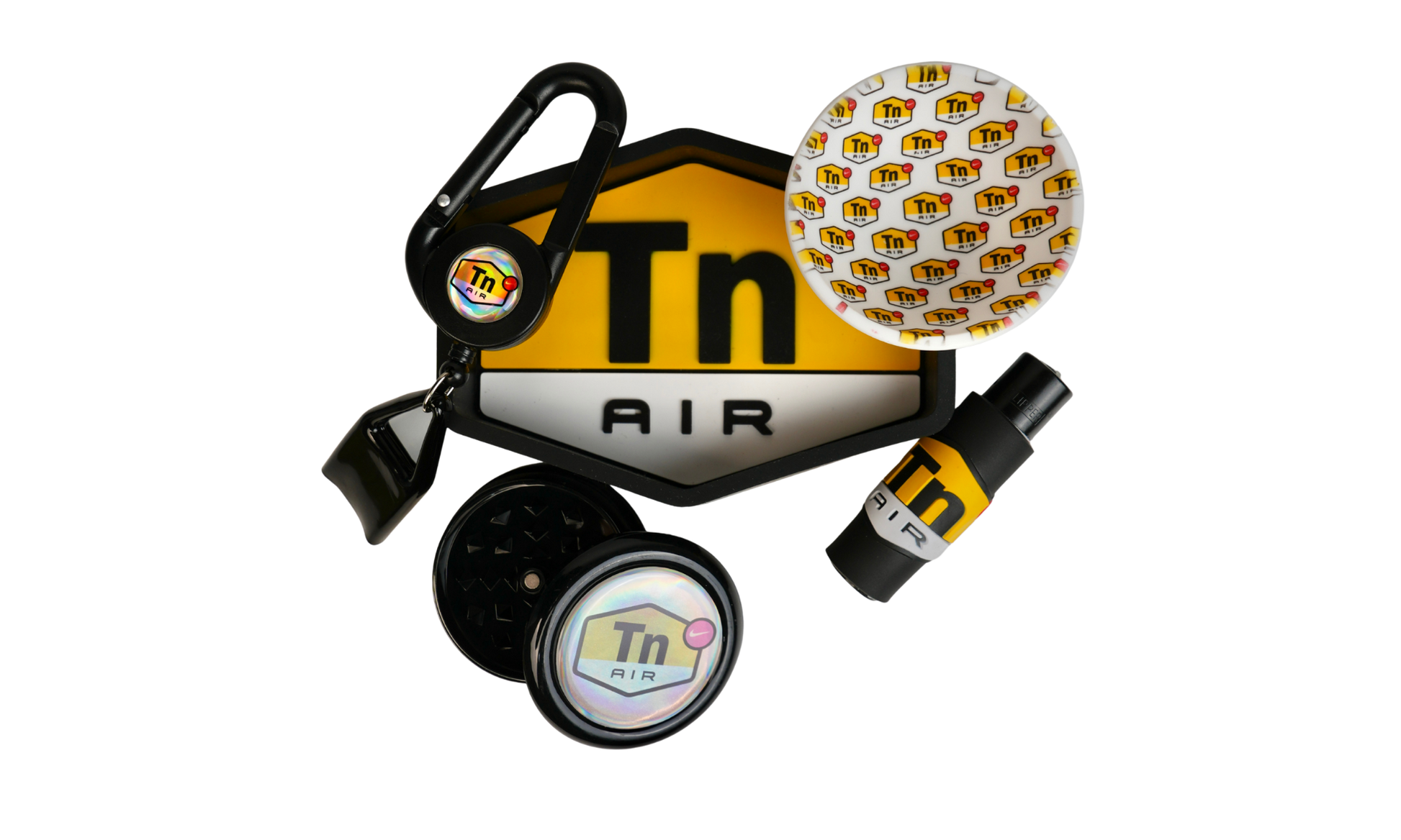 Pack DIR 5 en 1 Beetle Print con bandeja para liar, grinder, bowl, mechero con funda de silicona y lighter leash