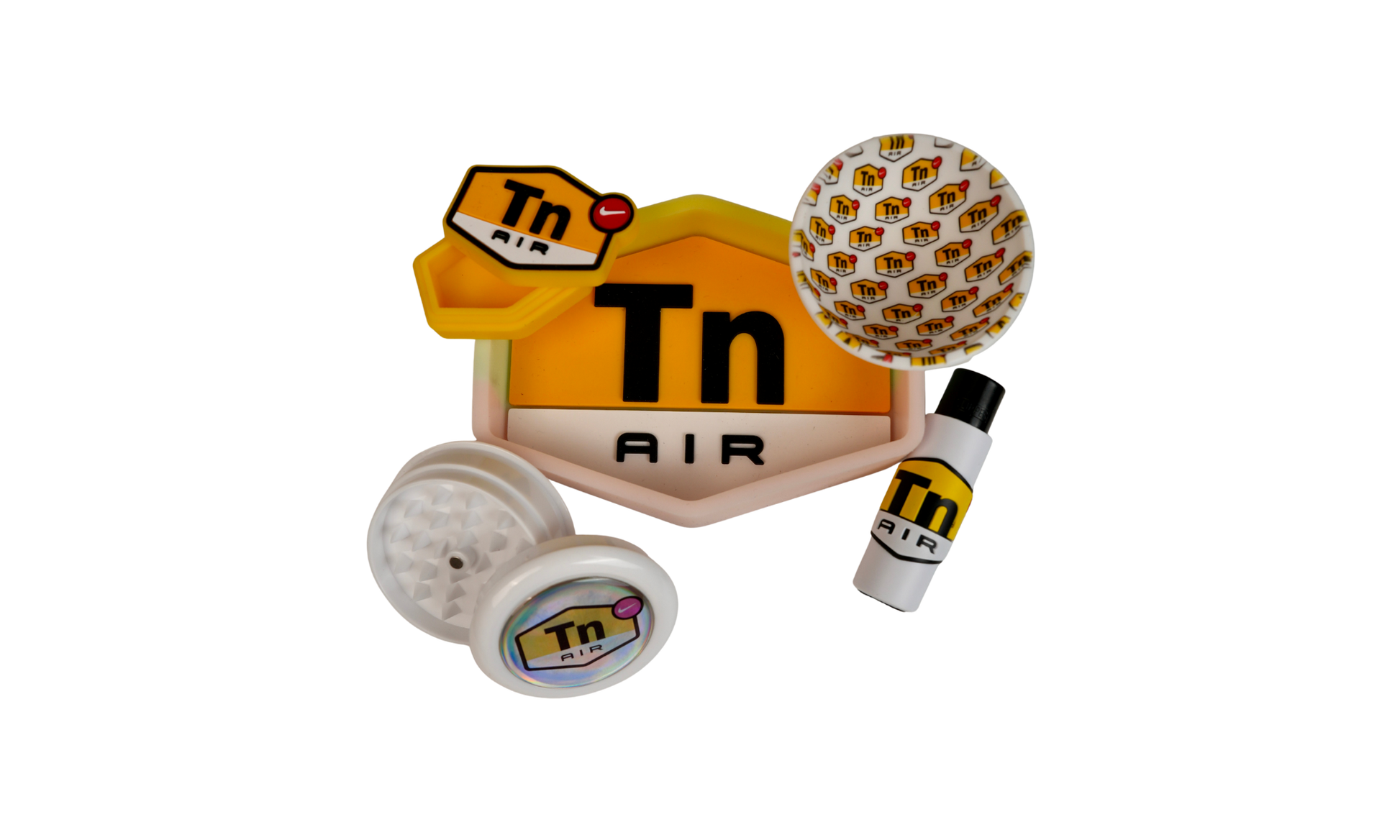 Pack DIR Glow Beetle Print con bandeja, portaconos, bowl, grinder y mechero