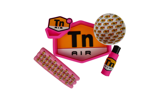 Pack DIR Rosa Beetle Print con bandeja, portaconos, bowl y mechero con funda de silicona