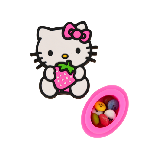 Wax de silicona 6ml antiadherente Strawberry Cat Pink Edition para extractos en uso