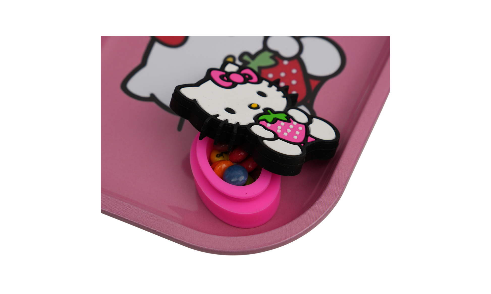 Wax de silicona 6ml antiadherente Strawberry Cat Pink Edition para extractos en uso