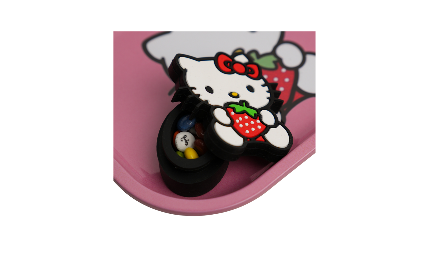 Wax de silicona 6ml antiadherente Strawberry Cat Edition para extractos en uso