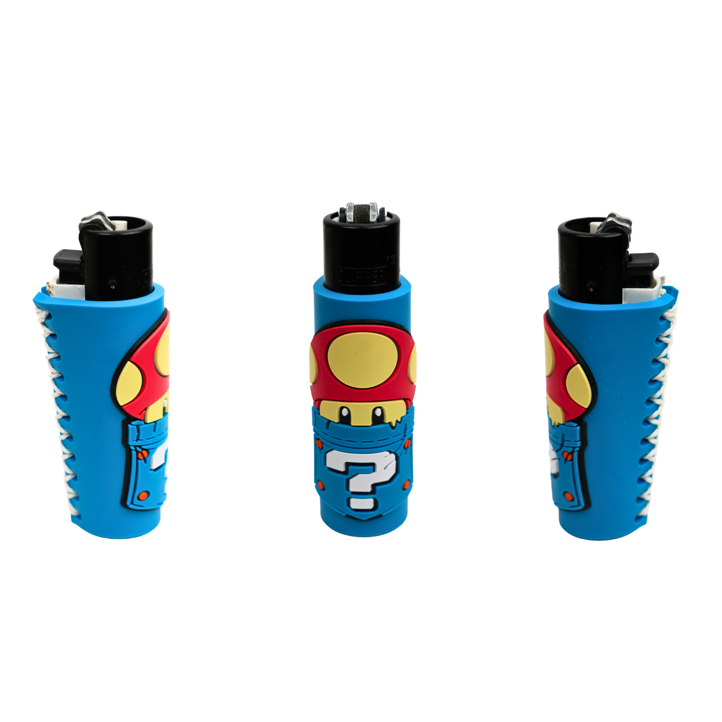 Funda de silicona para mechero con diseño retro gaming, protección antideslizante resistente y decorativa