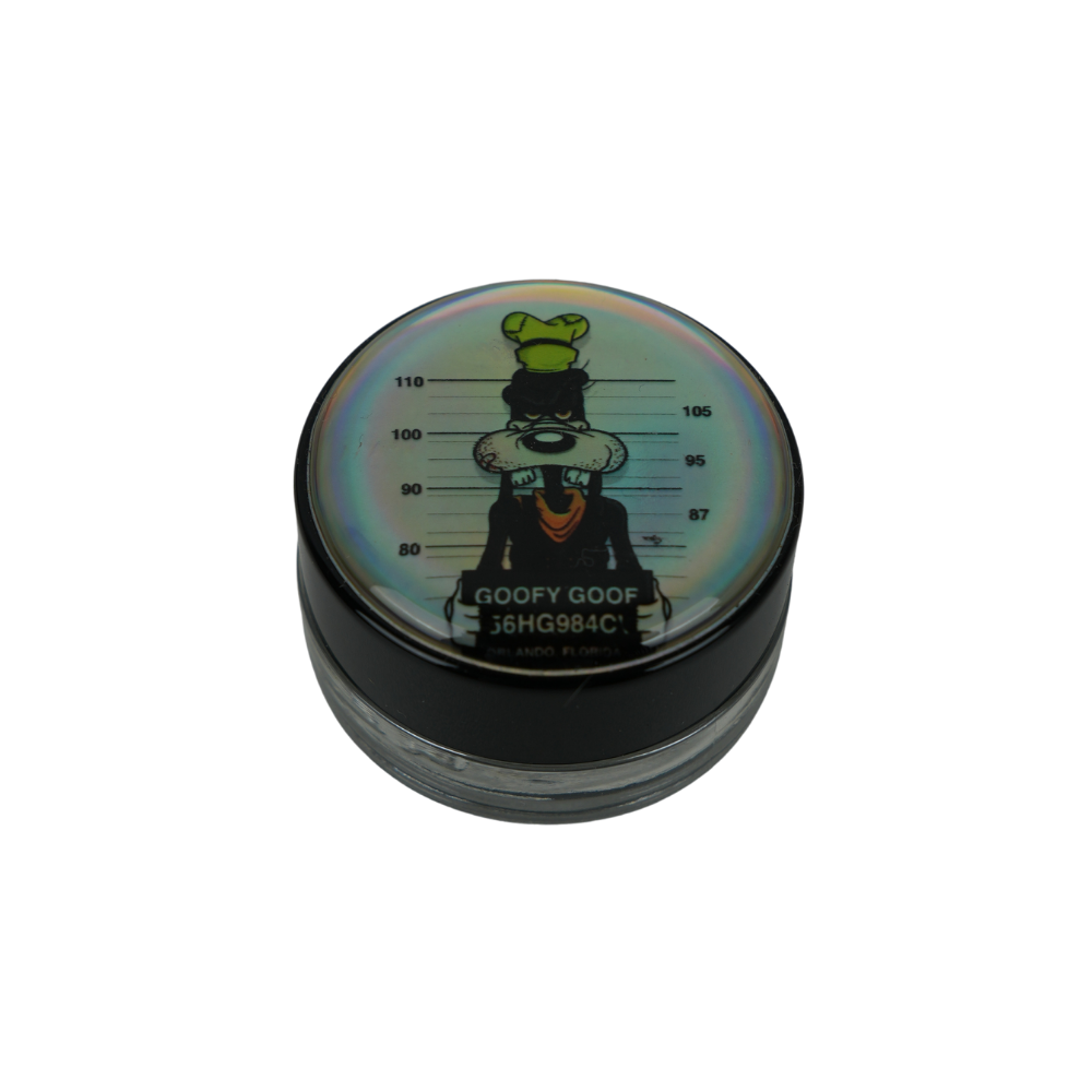 Tarro de Vidrio 5 ml con Tapa ABS y Vinilo Resinable | Diseño Coleccionable