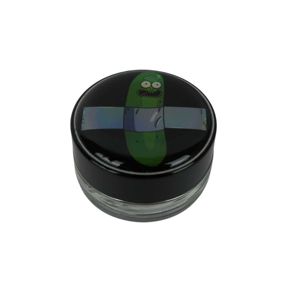 Tarro de Vidrio 5 ml con Tapa ABS y Vinilo Resinable | Diseño Coleccionable