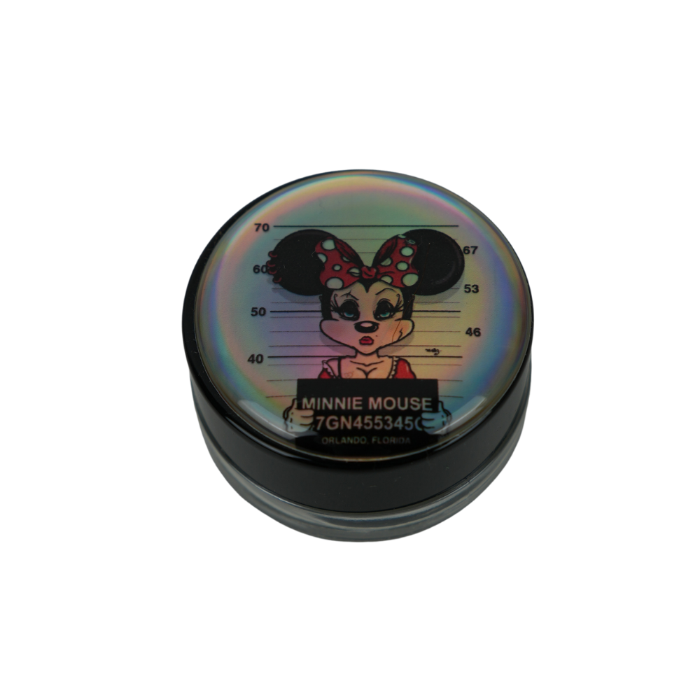 Tarro de Vidrio 5 ml con Tapa ABS y Vinilo Resinable | Diseño Coleccionable